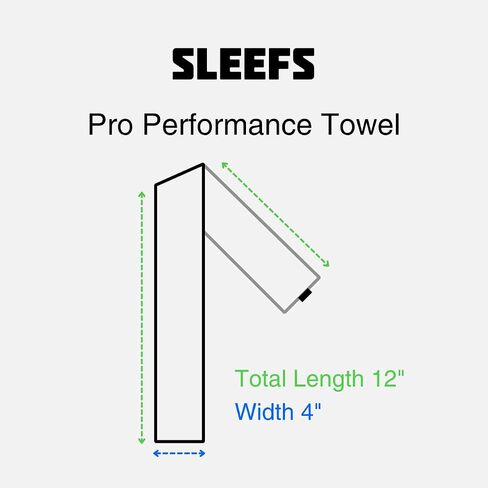 SLEEFS Hue Pink Thin Football Towel with Logo in Kuwait
