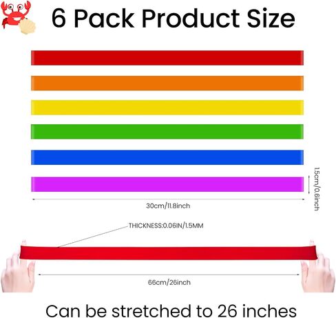Beach Towel Band for Cruise Chairs Great Alternative to Beach Towel Clips Cruise Ship Beach Vacation Essentials 6 PCS (Six Colors, L：11.8 W：0.6 T：0.06) in Kuwait