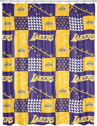 NORTHWEST NBA Colorblock Shower Curtain, Los Angeles Lakers in Kuwait