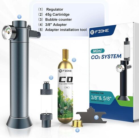 FZONE Mini CO2 Regulator Aquarium for Planted (Solenoid) in Saudi Arabia