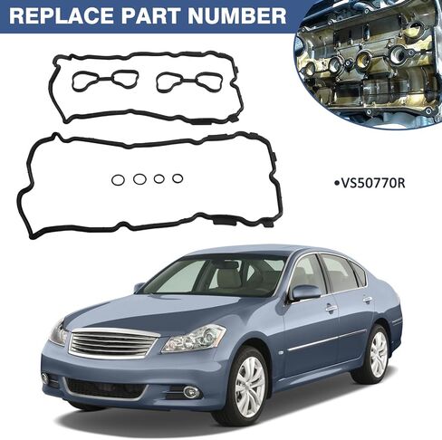 Engine Valve Cover and Intake Manifold Gasket Set Compatible with Nissan Infiniti Vehicle 3.5L V6 2007-2024 Altima Maxima Murano Pathfinder Quest 2014-2016 QX60 JX35, Replace#MS97143 VS50770R in Saudi Arabia