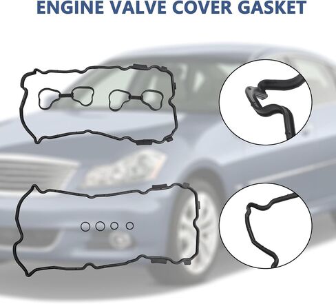 Engine Valve Cover and Intake Manifold Gasket Set Compatible with Nissan Infiniti Vehicle 3.5L V6 2007-2024 Altima Maxima Murano Pathfinder Quest 2014-2016 QX60 JX35, Replace#MS97143 VS50770R in Saudi Arabia
