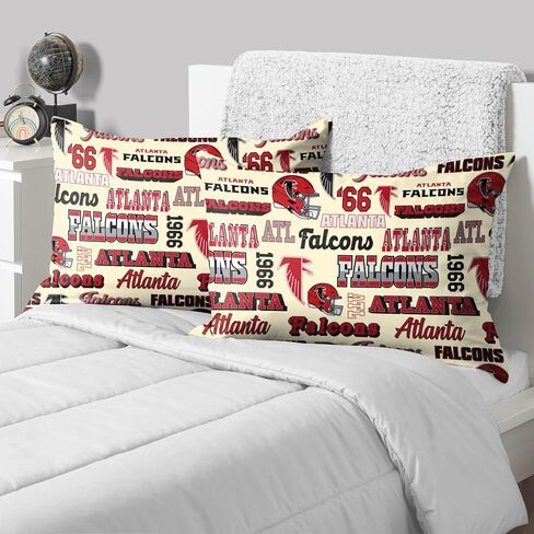 FOCO NFL Unisex-Adult NFL Team Color Big Logo Bedding Standard 2-Pack Pillowcases in Saudi Arabia