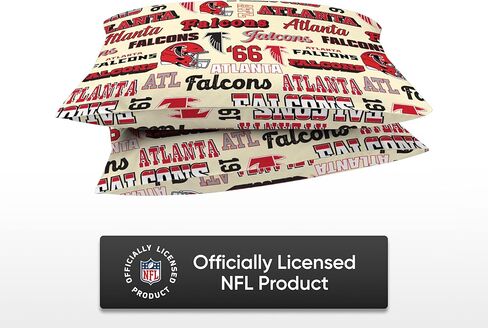 FOCO NFL Unisex-Adult NFL Team Color Big Logo Bedding Standard 2-Pack Pillowcases in Saudi Arabia