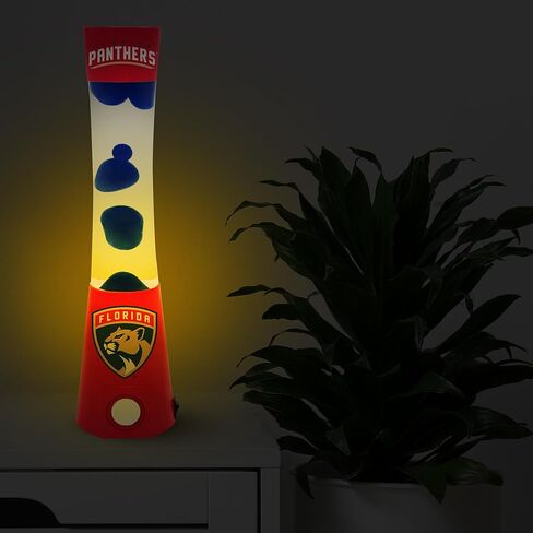 NHL Florida Panthers 16.5" Magma Lamp with Ambient Light and Sound Enhancement - Merchandise Decor - Vibrant Home or Office Decoration & Fan Cave Essential in Kuwait