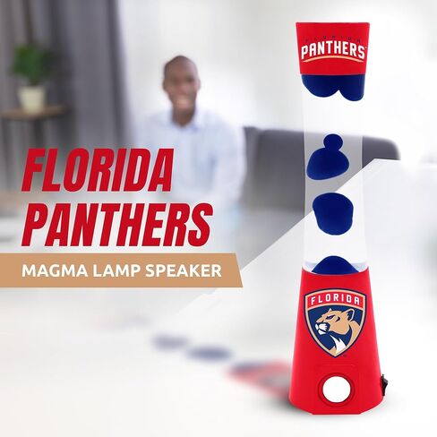 NHL Florida Panthers 16.5" Magma Lamp with Ambient Light and Sound Enhancement - Merchandise Decor - Vibrant Home or Office Decoration & Fan Cave Essential in Kuwait