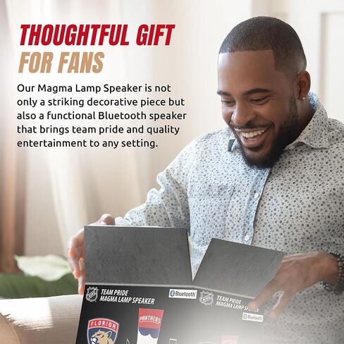 NHL Florida Panthers 16.5" Magma Lamp with Ambient Light and Sound Enhancement - Merchandise Decor - Vibrant Home or Office Decoration & Fan Cave Essential in Kuwait