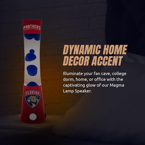 NHL Florida Panthers 16.5" Magma Lamp with Ambient Light and Sound Enhancement - Merchandise Decor - Vibrant Home or Office Decoration & Fan Cave Essential in Kuwait