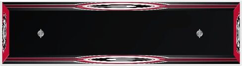 The Fan Brand NCAA - Georgia Bulldogs ، Black Edge Glow Pool Table Light - Dist Sports Team Bar Décor - Home ، Dorm ، Office ، Office ، Fan Cave ، Garage in Kuwait