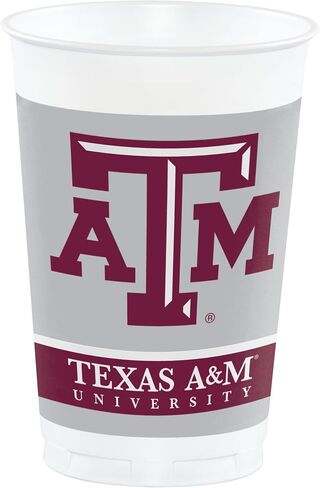 Texas A and M University 20 oz. Plastic Cups, 24 Count in Saudi Arabia