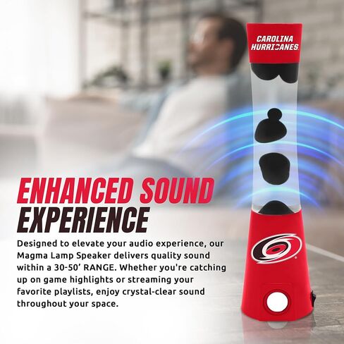 NHL Florida Panthers 16.5" Magma Lamp with Ambient Light and Sound Enhancement - Merchandise Decor - Vibrant Home or Office Decoration & Fan Cave Essential in Kuwait