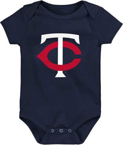 Outerstuff MLB Newborn & Infants 0-24 Months Official Primary Logo Creeper Bodysuit Romper in Kuwait
