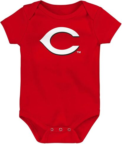 Outerstuff MLB Newborn & Infants 0-24 Months Official Primary Logo Creeper Bodysuit Romper in Kuwait