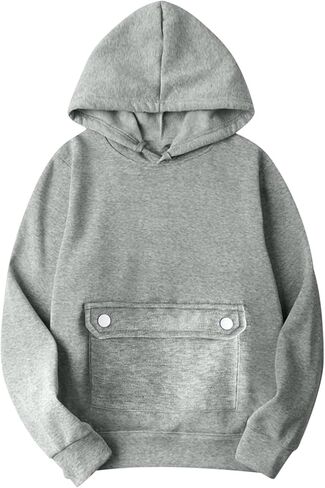 YRAETENM Hoodies for Women Fleece Long Sleeve Sweatshirts Comfy Casual Basic Pullover Tops Fall Fashion Outfits with Pockets in Saudi Arabia