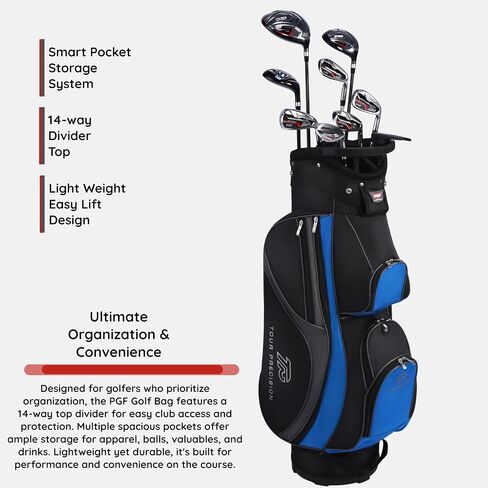 PGF Gold Tour Precision Complete Golf Club Package للرجال والنساء in Kuwait