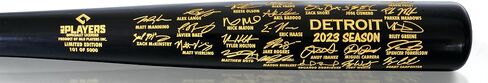 Detroit 2023 Farewell to a Legend Team Signature Black Maple Bat in Saudi Arabia
