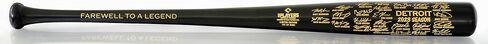 Detroit 2023 Farewell to a Legend Team Signature Black Maple Bat in Saudi Arabia