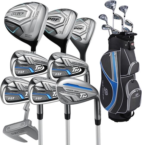 PGF Gold Tour Precision Complete Golf Club Package للرجال والنساء in Kuwait
