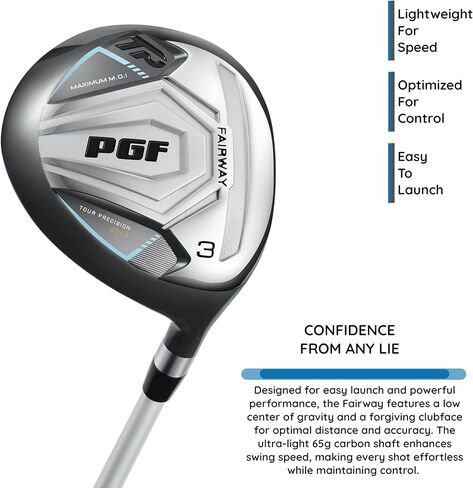 PGF Gold Tour Precision Complete Golf Club Package للرجال والنساء in Kuwait