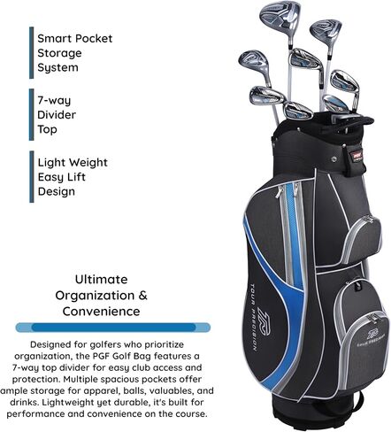 PGF Gold Tour Precision Complete Golf Club Package للرجال والنساء in Kuwait