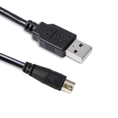 USB-C إلى Mini-Din 7 Pin Cable لسلسلة IK Multimedia Irig ، متوافقة مع HD ، HD-A ، Keys I/O 25 ، I/O49 ، Midi 2 ، Pro ، Pro Duo ، Pro Duo I/O ، Pro I/O ، Stream Pro (USB-C to Min Din ، 6ft) in Kuwait