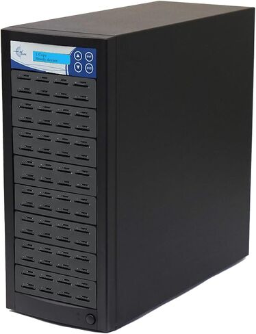 EZ DUPE Mini SD Pro 1:15 SD/microSD Card Duplicator - 2GB/Min - Standalone Multiple Flash Memory Copier Eraser/Sanitizer, Speeds Up to 25MB/Sec (DM-FD0-8SD15B) in Kuwait