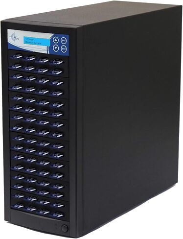 EZ DUPE Mini SD Pro 1:15 SD/microSD Card Duplicator - 2GB/Min - Standalone Multiple Flash Memory Copier Eraser/Sanitizer, Speeds Up to 25MB/Sec (DM-FD0-8SD15B) in Kuwait