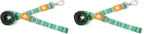 Max & Molly Classic Dog Leash ، مقبض قبضة Comfort ، نسيج نوبرين متين وقوي ، أجهزة فضية مصابة بالفرش in Kuwait