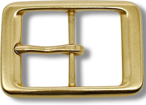 Heavy Duty Single Prong Square Belt Buckle 1.6 inch (40MM) Solid Brass Buckles For Men Women in Saudi Arabia