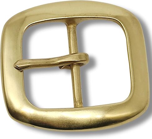 Heavy Duty Single Prong Square Belt Buckle 1.6 inch (40MM) Solid Brass Buckles For Men Women in Saudi Arabia