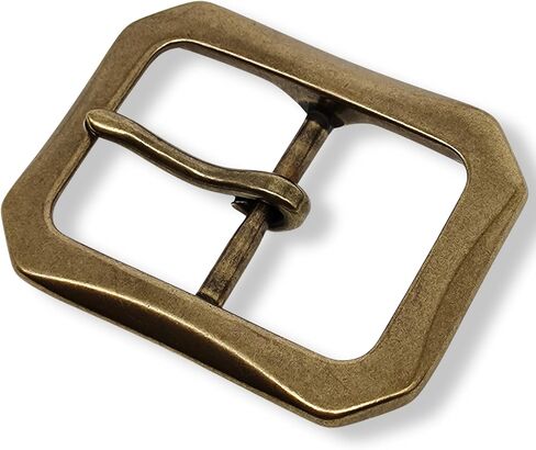 Heavy Duty Single Prong Square Belt Buckle 1.6 inch (40MM) Solid Brass Buckles For Men Women in Saudi Arabia