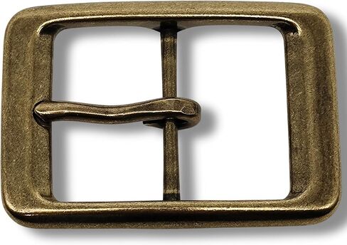 Heavy Duty Single Prong Square Belt Buckle 1.6 inch (40MM) Solid Brass Buckles For Men Women in Saudi Arabia