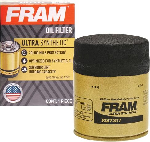 Fram PH7317 Extra Guard 10K Mile Change Interval Spin-On Oil Filter, black in Kuwait