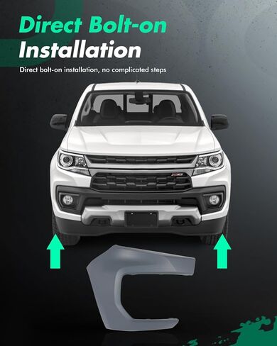 SCITOO Front Bumper Cover Replacement for 2016 2017 for Chevrolet Equinox Preceding Plastic Bumper 23413531 in Kuwait