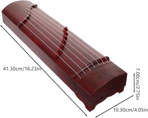 VICASKY Guzheng Guqin Instrument Xylophone Musical Instruments Zither Guitar Ukulele Piano for Amp Kit Abs Educational Guzheng, Small Chinese Beginners ABS Material, 16.26" L x 4.06" W 2.75" H in Kuwait