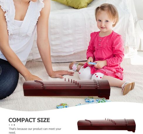 VICASKY Guzheng Guqin Instrument Xylophone Musical Instruments Zither Guitar Ukulele Piano for Amp Kit Abs Educational Guzheng, Small Chinese Beginners ABS Material, 16.26" L x 4.06" W 2.75" H in Kuwait