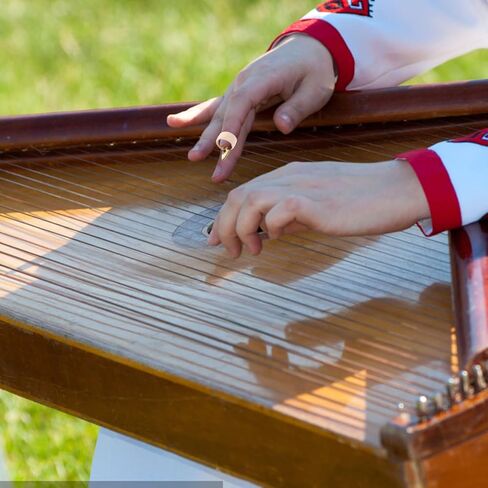 FAVOMOTO Guzheng Nail Set, Silicone Guzheng Nail Protectors Thumb Finger Picks Practice Portable Guitar Thumb Picks Covers Protectors Parts for Practice String Instrument in Saudi Arabia