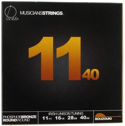 / Irish Unison Tuning Phosphor Bronze Loop End Bouzouki 11-40 Strings (96581) in Saudi Arabia