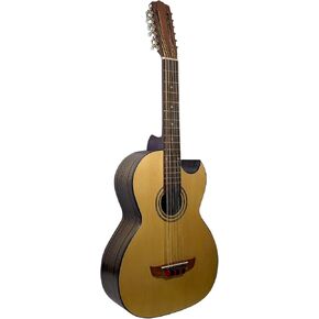 12 String Bajo Sexto, Solid Ebony Wood w/Truss Rod, Made in Mexico - BajoSexto Includes Gig Bag in Saudi Arabia