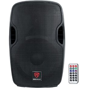 Rockville BPA12 600W 12" Powered Active DJ PA Speaker, Bluetooth, USB/SD, FM Radio, LCD, Stand Mountable, Flyable - Ideal for Events & Performances in Saudi Arabia