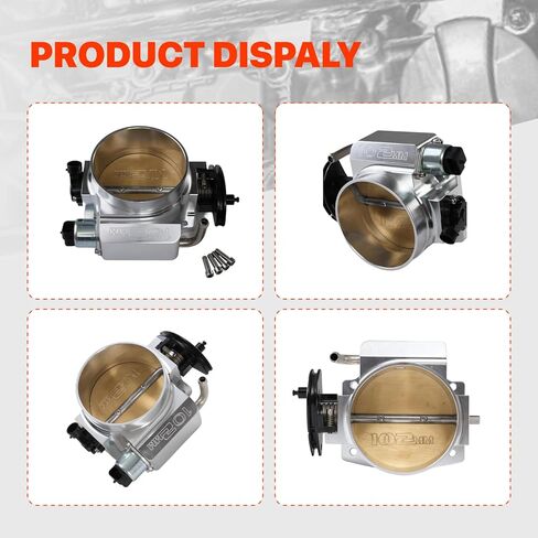 92 ملم تجميع الجسم الخانق مع TPS IAC لـ GM Gen III LS1 LS2 LS3 LS6 LS7 LSX LS Throttle Body 4 مسامير أسود in Kuwait