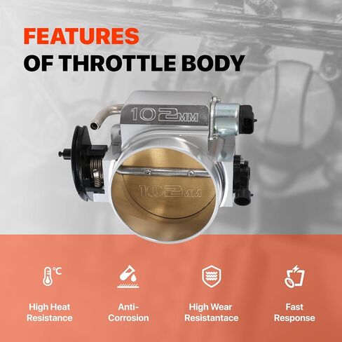 92 ملم تجميع الجسم الخانق مع TPS IAC لـ GM Gen III LS1 LS2 LS3 LS6 LS7 LSX LS Throttle Body 4 مسامير أسود in Kuwait