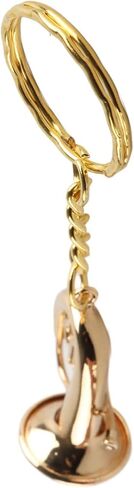 Miniature Brass Tuba Key Chain Golden Musical Instrument for Graduation Birthday Gift in Saudi Arabia