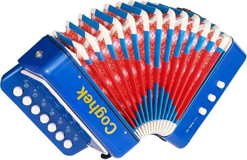 أبيض مصغرة أكورديون للأطفال 10 مفتاح من المفاتيح الأكورديون الموسيقية المتينة للمبتدئين للمبتدئين in Kuwait