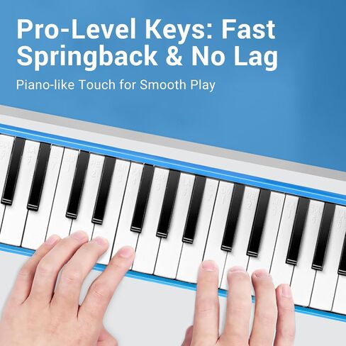 MOSEN 32 Keys Melodica Instrument, Air Piano Keyboard Pianica Soprano Melodica with 2 Soft Long Tubes, Short Mouthpieces, Carrying Bag, Pink in Saudi Arabia
