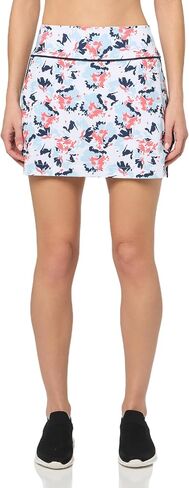 PUMA Women's Standard Blake Borrego Knit Skirt, Deep Navy-Salmon, L/L in Saudi Arabia