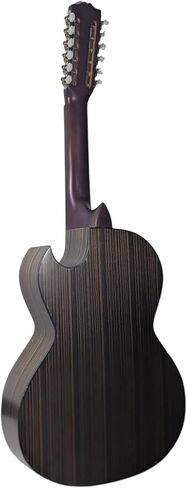 12 String Bajo Sexto, Solid Ebony Wood w/Truss Rod, Made in Mexico - BajoSexto Includes Gig Bag in Saudi Arabia