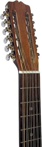 12 String Bajo Sexto, Solid Ebony Wood w/Truss Rod, Made in Mexico - BajoSexto Includes Gig Bag in Saudi Arabia
