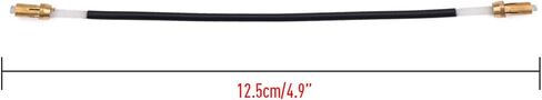 Violin Tail Rope, Violin Tailpiece Gut Cord Violin Accessories 5Pcs Nylon Violin Tailgut Tail Gut with Brass Screw Connector for 3/4 4/4 Violin in Saudi Arabia