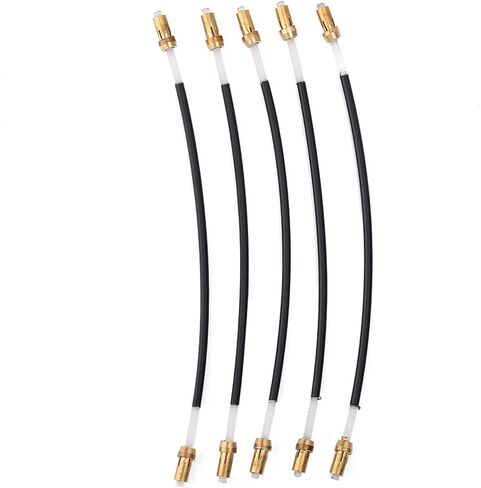 Violin Tail Rope, Violin Tailpiece Gut Cord Violin Accessories 5Pcs Nylon Violin Tailgut Tail Gut with Brass Screw Connector for 3/4 4/4 Violin in Saudi Arabia
